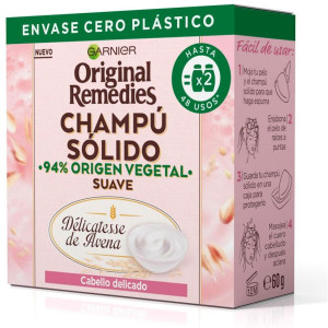Garnier Original Remedies Champú Sólido Suave Calmante 60G