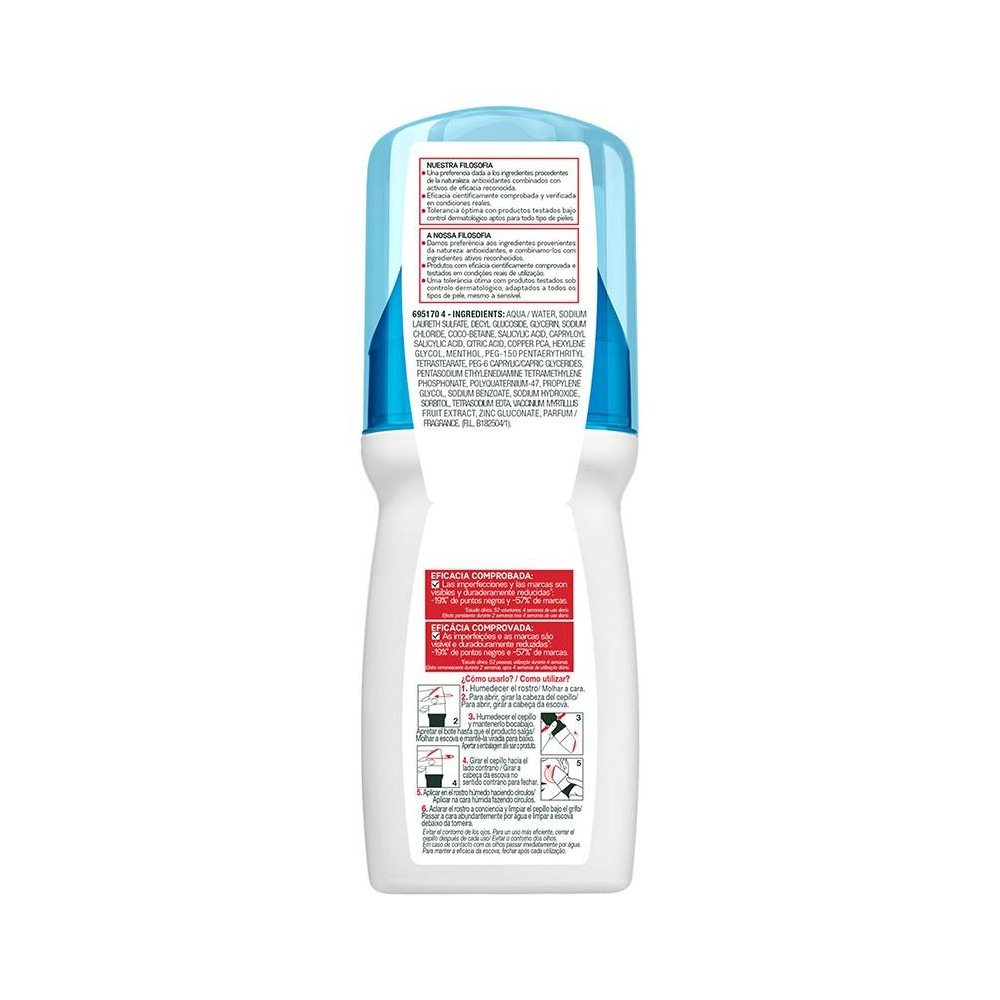 Garnier Pure Active Exfocepillo Anti Imperfecciones 150Ml