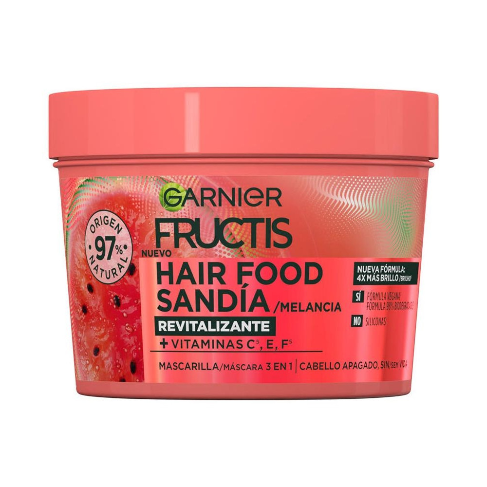 Garnier Fructis Hair Food Sandía Mascarilla Revitalizante 350Ml
