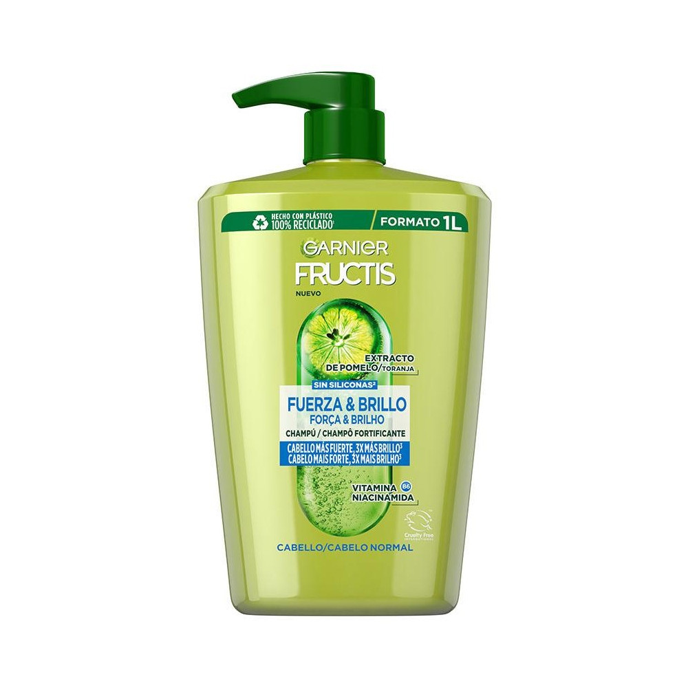 Garnier Fructis Fuerza Y Brillo Champú 1000Ml