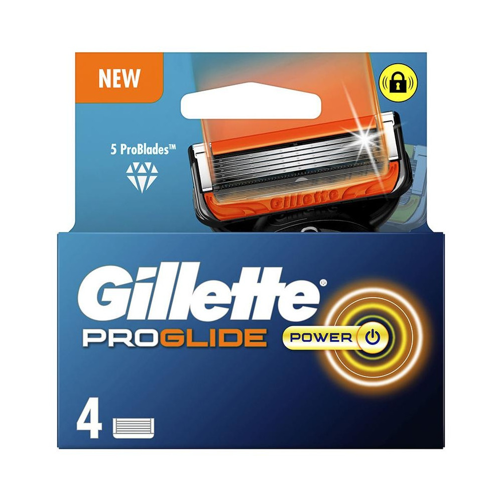 Gillette Fusion Proglide Power Recambio 4Uds