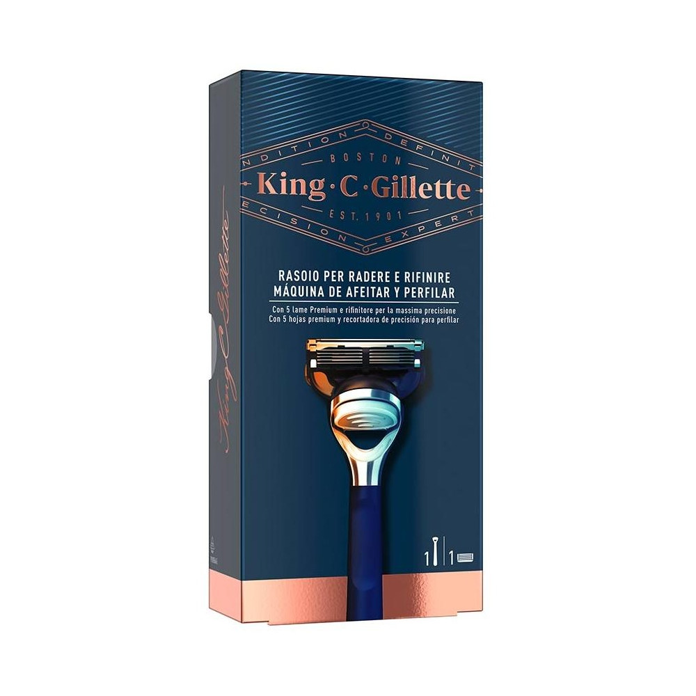 Gillette King Shave Y Edging Razor 1 Pz