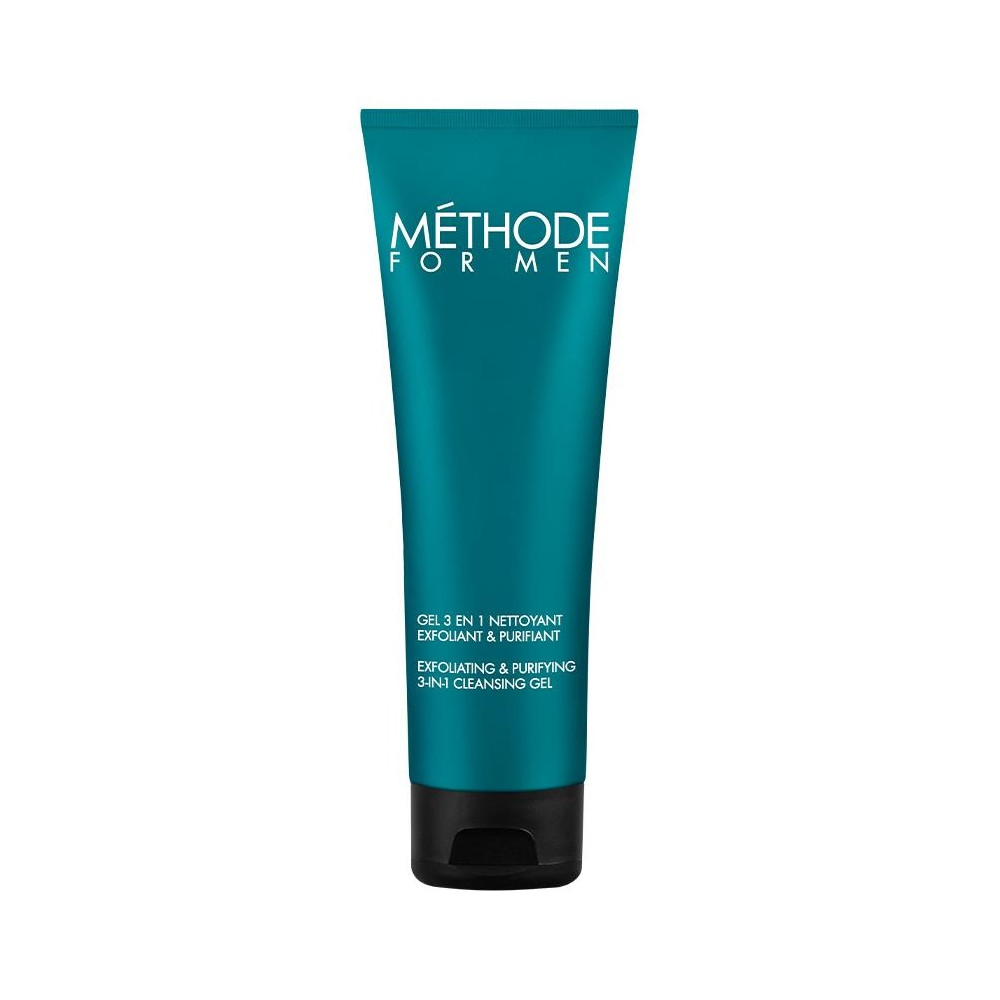 Méthode For Men Gel 3En1 Nettoyant Exfoliant Y Purifiant 125 Ml