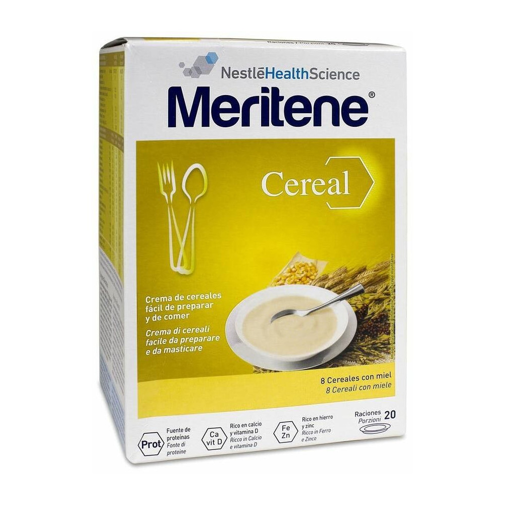 Meritene Cereal 8 Cereales Con Miel 600Gr.