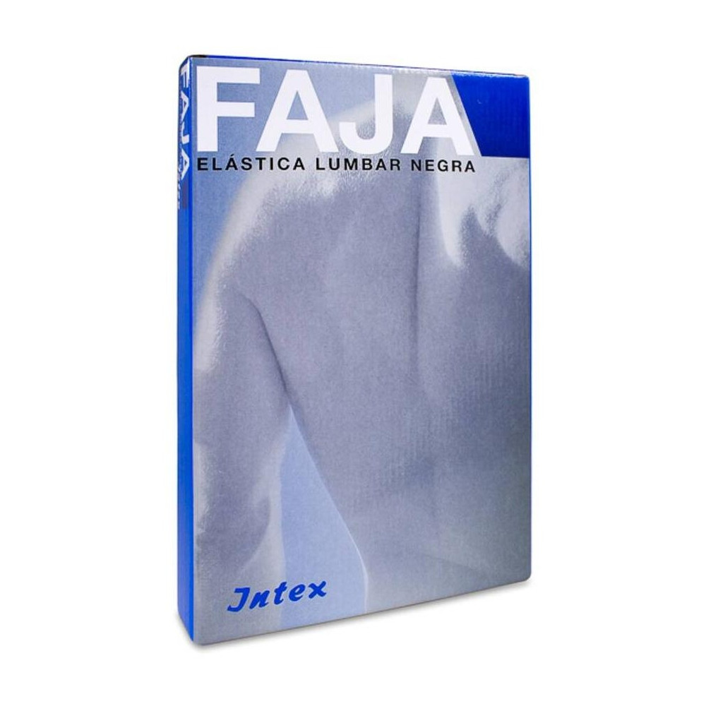 Intex Faja Elástica Lumbar Color Negra Talla M, 1 Ud