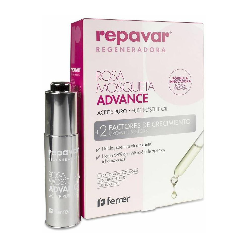 Repavar Aceite Puro De Rosa Mosqueta Advance, 15 Ml