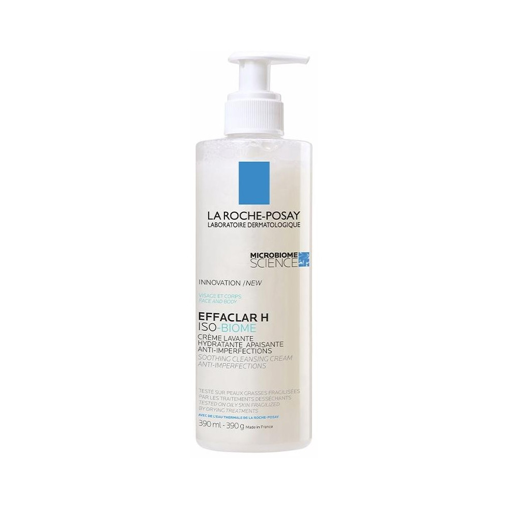 La Roche-Posay Effaclar H Iso-Biome Crema Limpiadora 390Ml