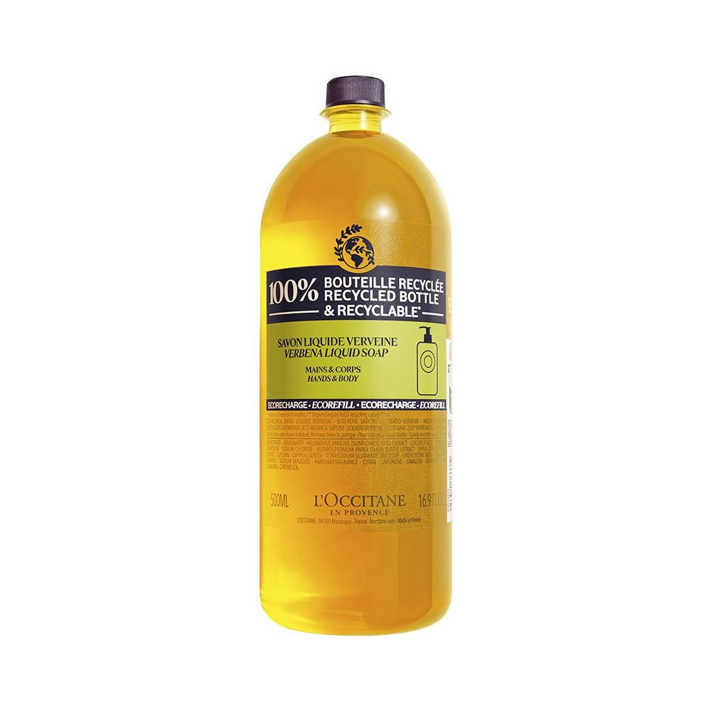 Verbena Karité Jabón Líquido Eco Recarga 500 Ml