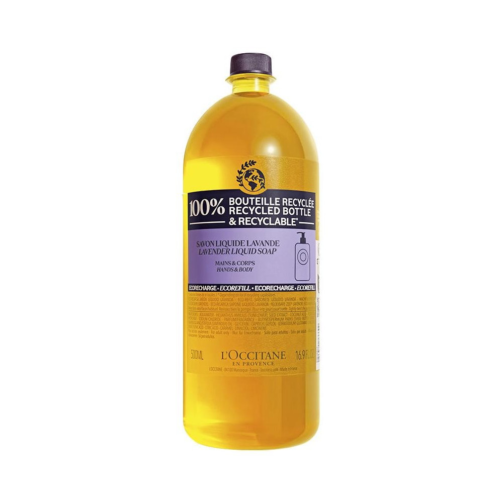 Lavanda Jabón Líquido De Manos Y Cuerpo Recarga 500 Ml