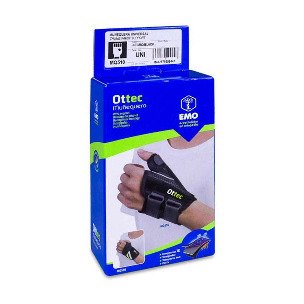 Emo Ottec Muñequera Envolvente Mq510, 1 Ud