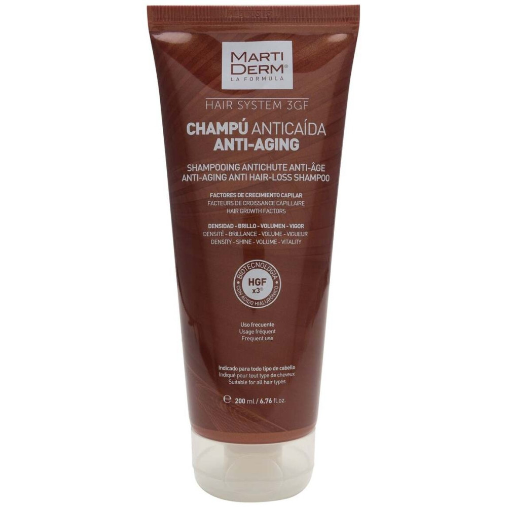 Martiderm Hair System Champú Anticaída Antiaging 200 Ml