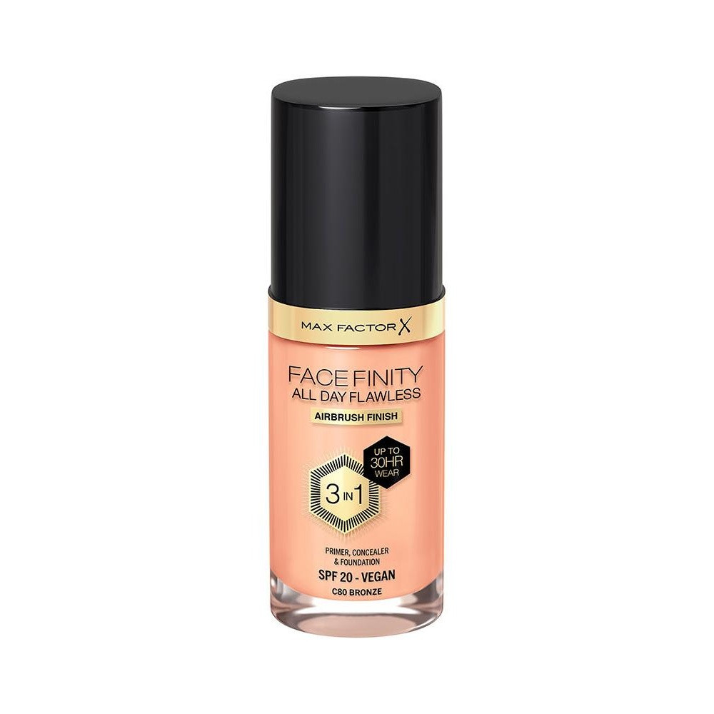 Facefinity 3In1 Primer, Concealer Y Foundation 80-Bronze 30 Ml