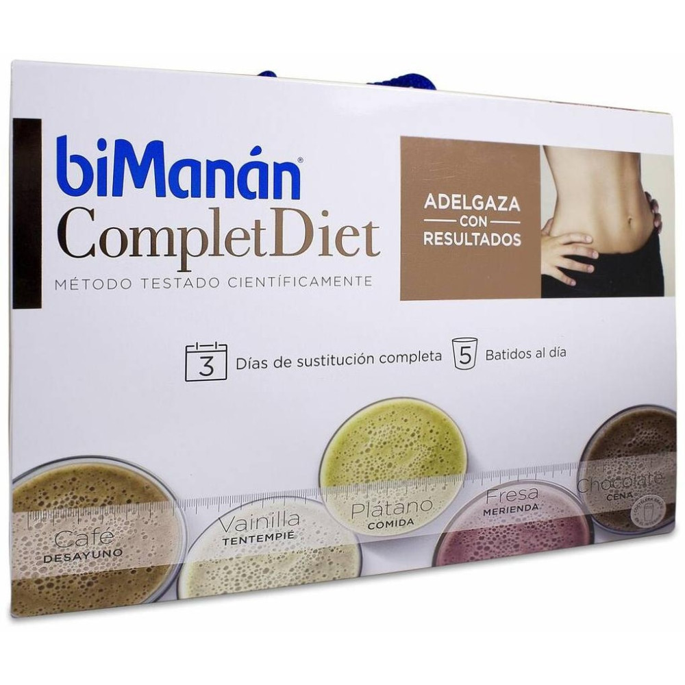 Bimanán Complet Diet 3 Días X 5 Batidos, 15 Sobres