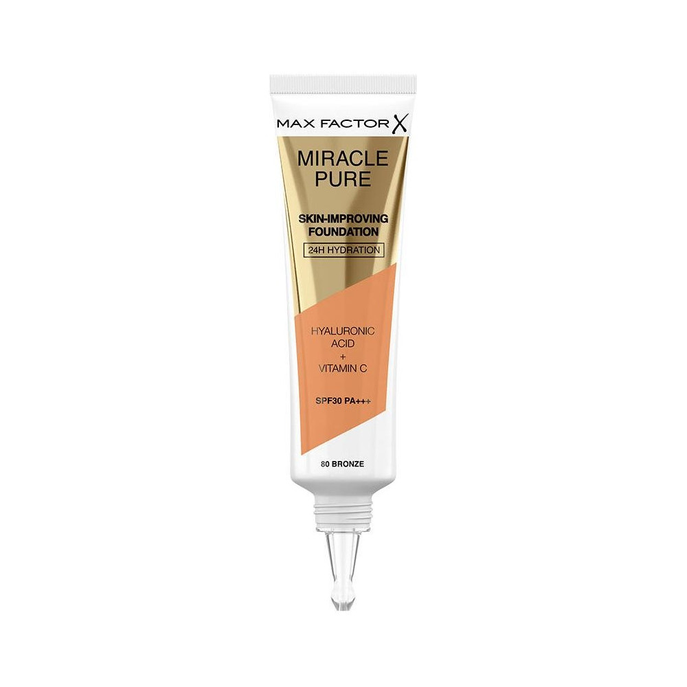 Max Factor Miracle Pure Foundation Spf30 80 Bronze 30Ml