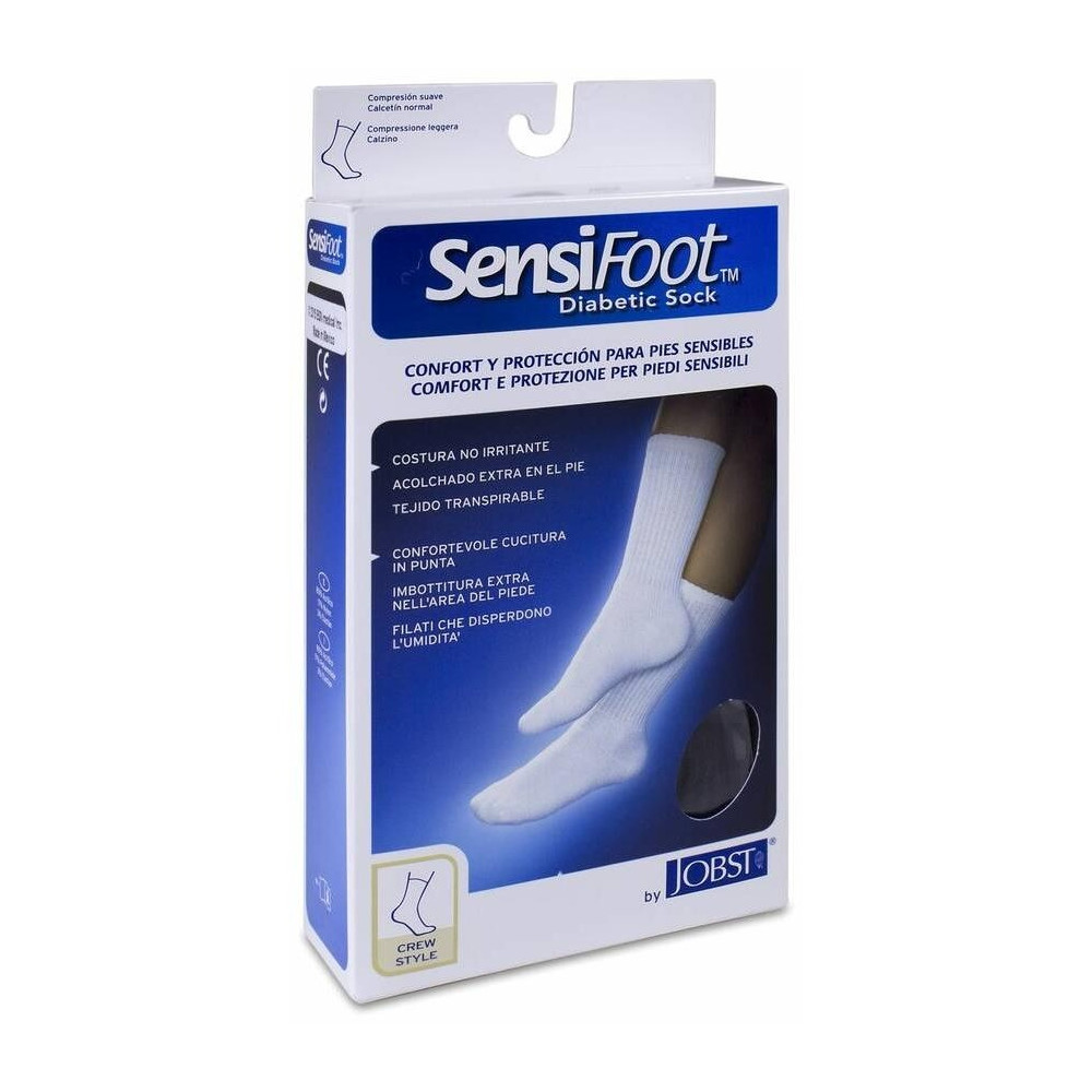 Sensifoot Calcetines Pie Diabético Compresión Normal Talla Xl, 2 Uds
