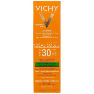 Vichy Idéal Soleil Cuidado Protector Anti-Imperfecciones 3 En 1 Spf30+ 50Ml