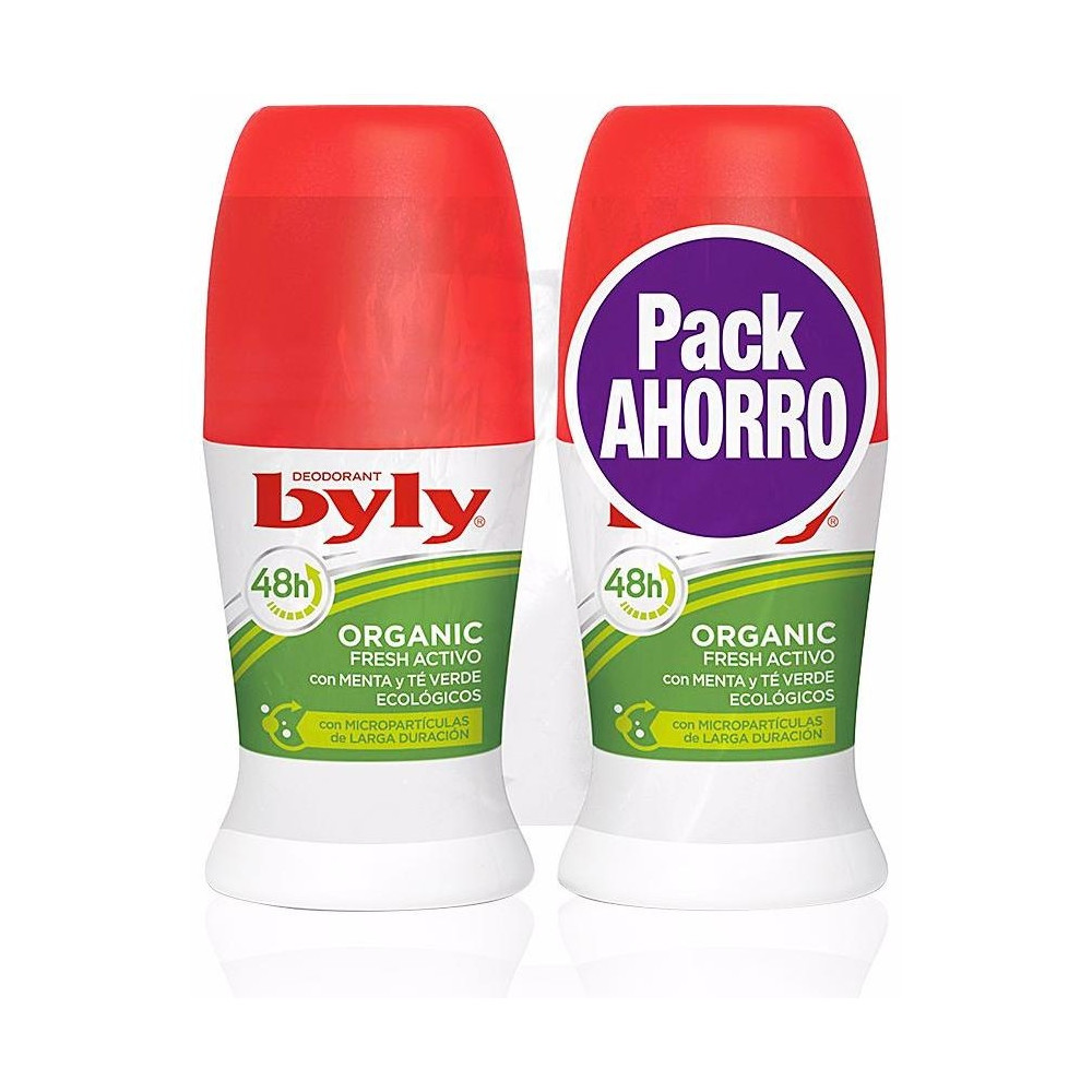 Byly Organic Extra Fresh Desodorante Roll-On 2X50Ml