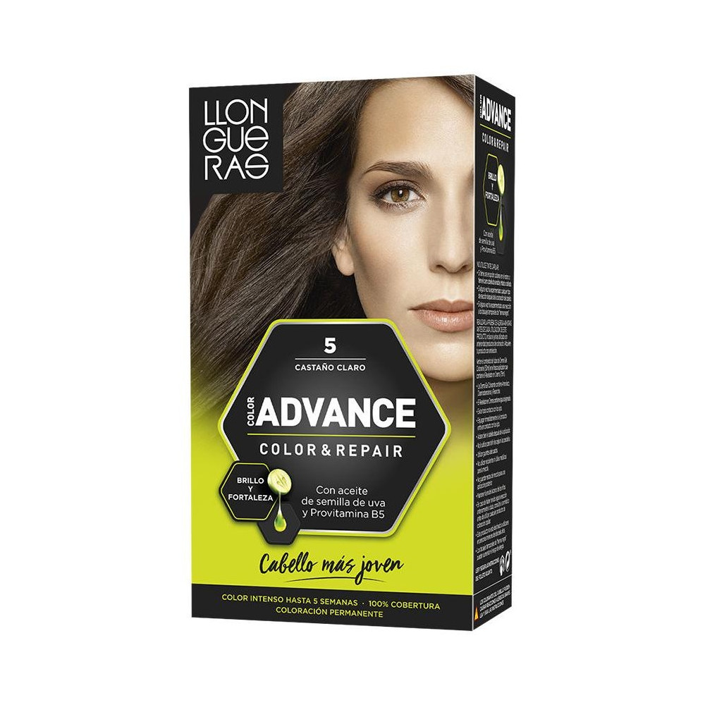 Llongueras Color Advance Tinte De Cabello N5 Castaño Claro1Ud