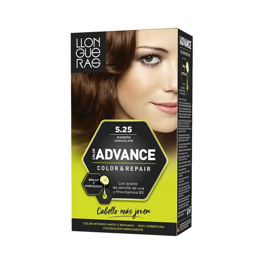 Llongueras Set Color Advance 525-Marrón Chocolate
