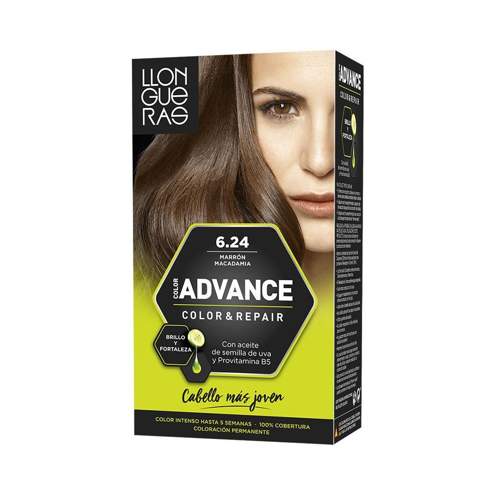 Llongueras Set Color Advance 624-Marrón Macadamia