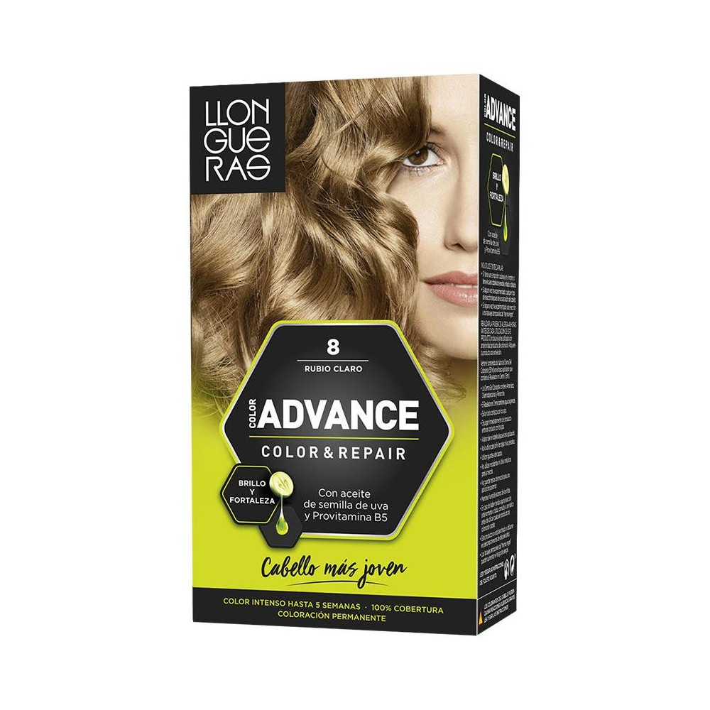 Llongueras Color Advance Tinte De Cabello N8 Rubio Claro1Ud