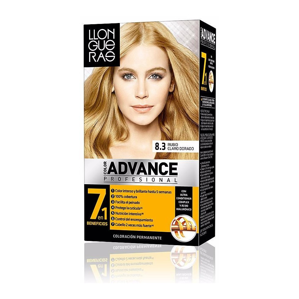 Color Advance 8,3-Rubio Claro Dorado 1 U
