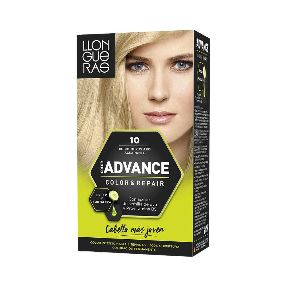 Llongueras Color Advance Tinte De Cabello N10 Rubio Muy Claro Aclarante1Ud