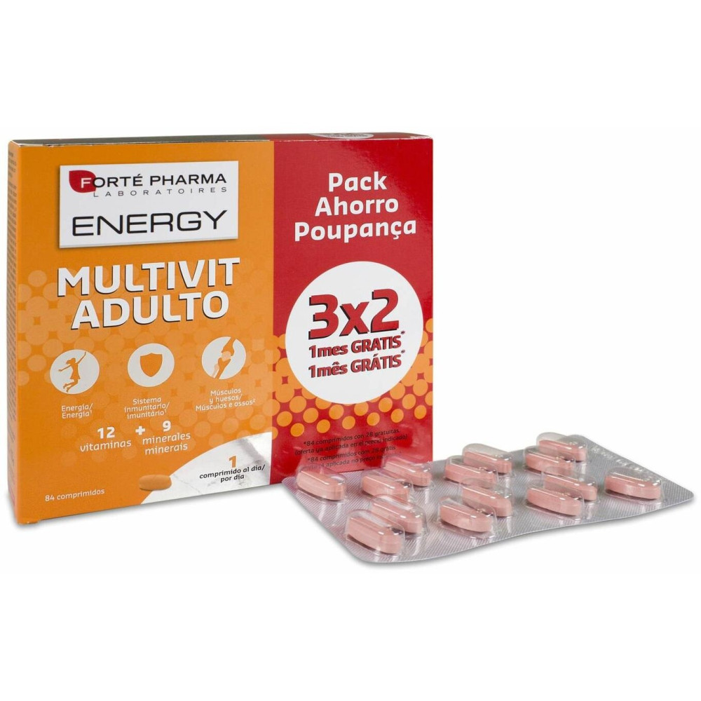 Forté Pharma Energy Multivit Adulto, 84 Uds