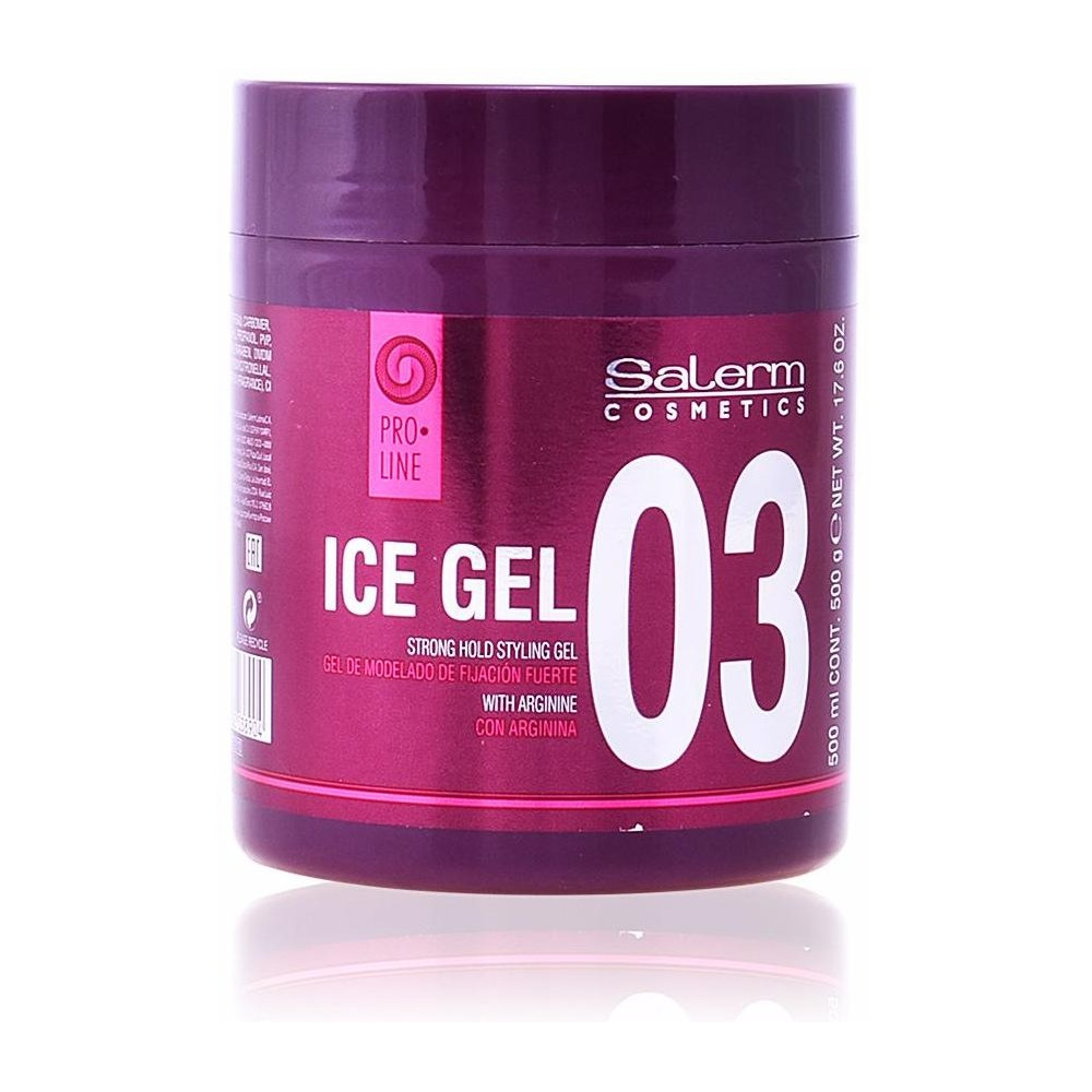 Salerm Ice Gel Strong Hold Styling Gel 500Ml