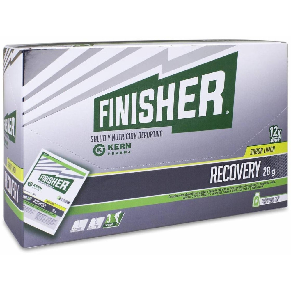 Finisher Recovery Polvo Sabor Limón 28 G, 12 Uds