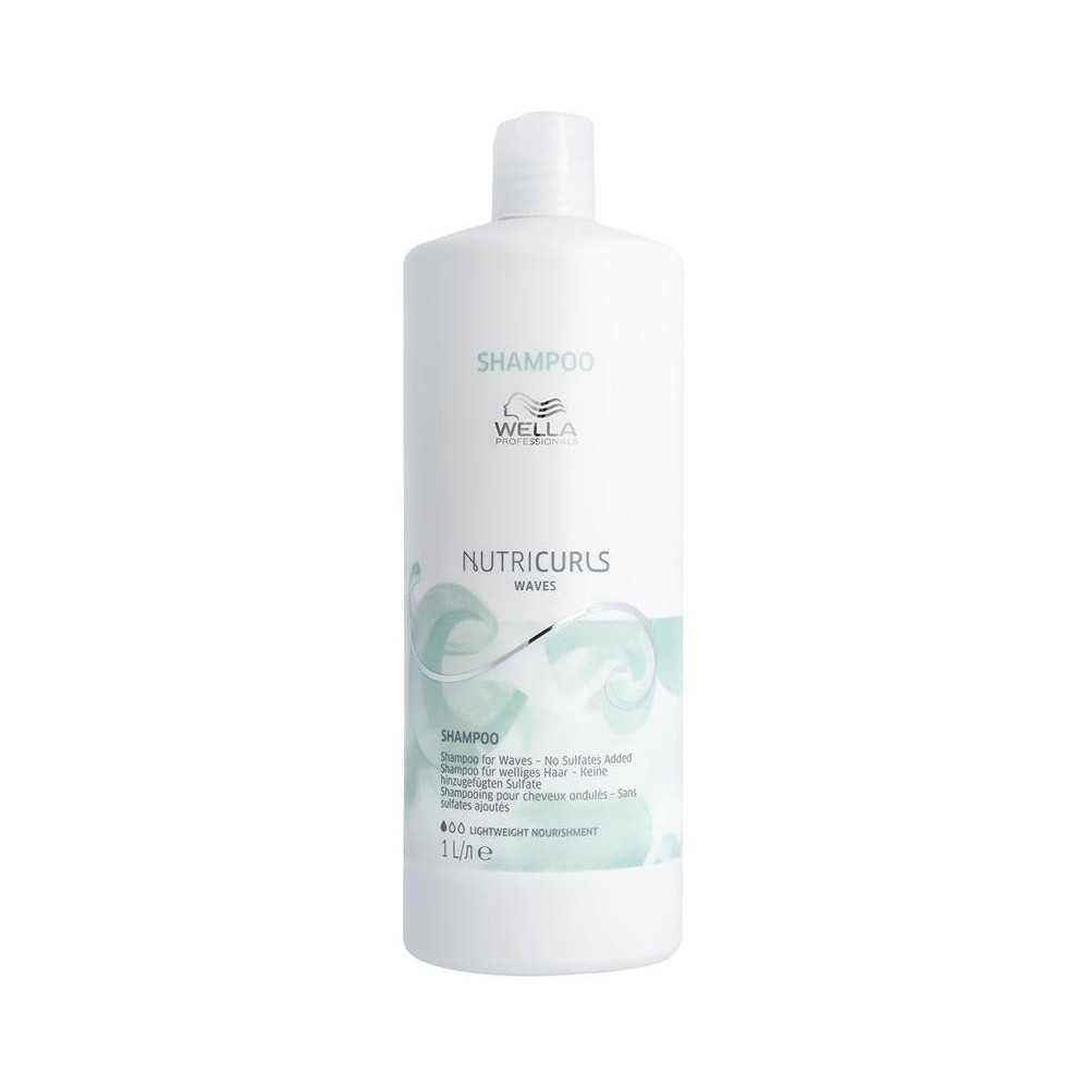 Wella Nutricurls Waves Shampoo 1000Ml