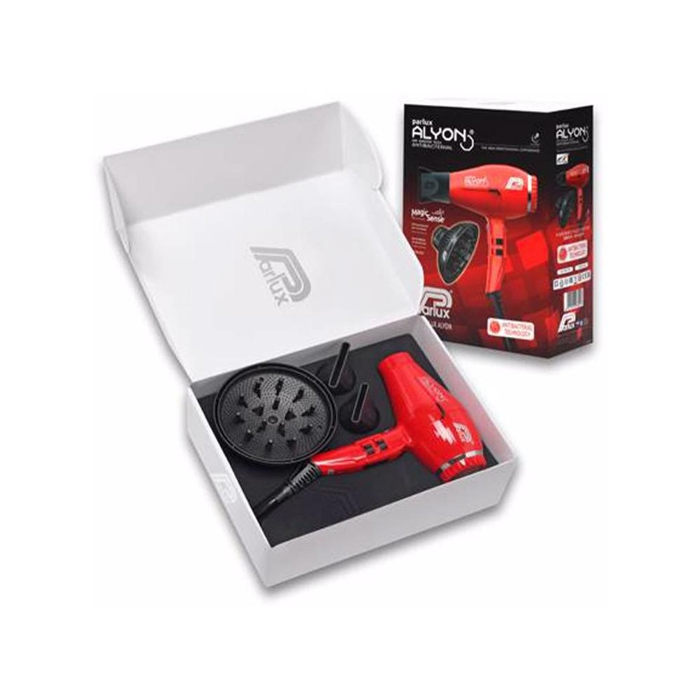 Parlux Set Alyon Secador Rojo Noche + Difusor Magicsense