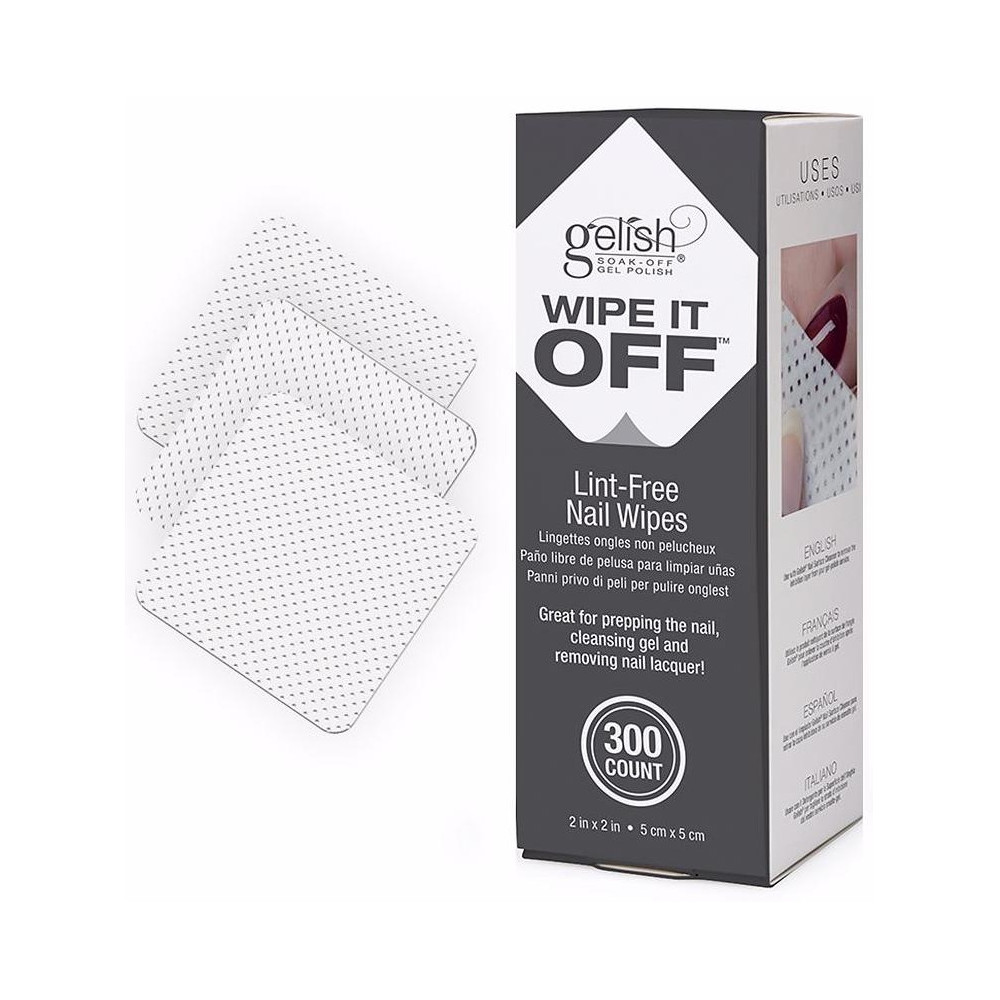 Wipe It Off Lint-Free Nail Wipes 300 U