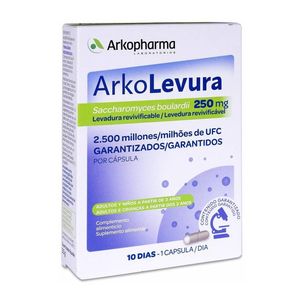 Arkopharma Arkolevura Saccharomyces Boulardii 250Mg 10Caps