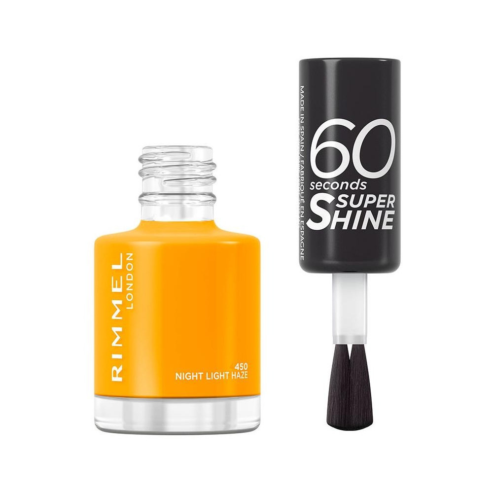 Rimmel 60 Seconds Super Shine Nail Polish 450 Night Light Haze 8Ml