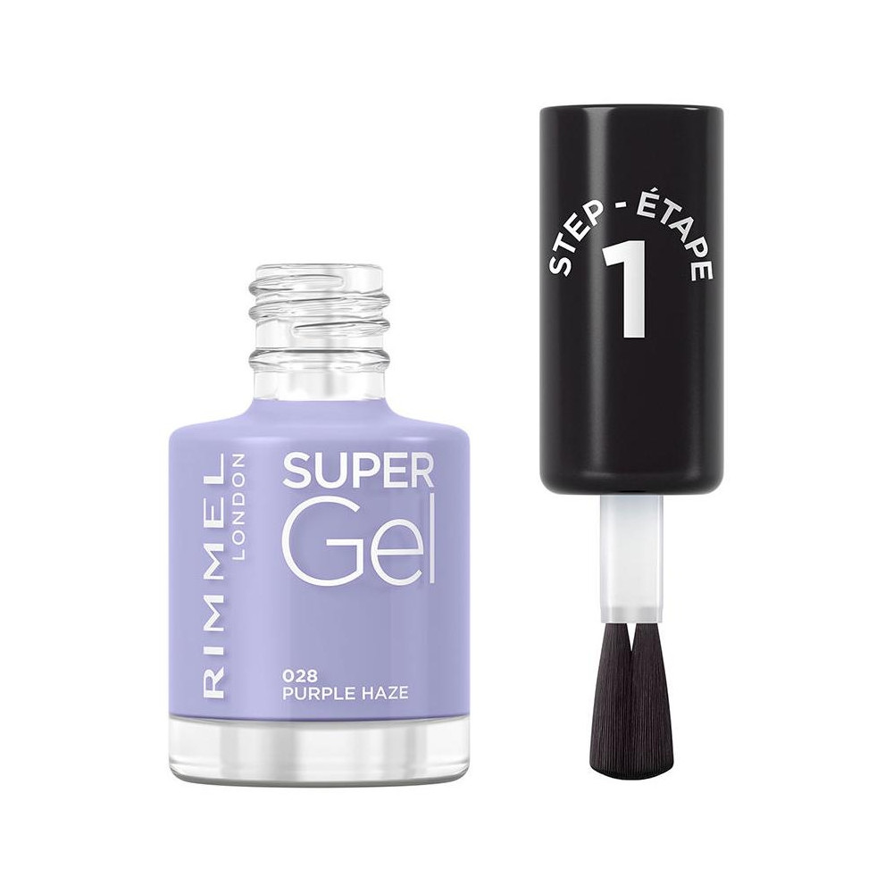 Rimmel Super Gel Nail Polish 028 Purple Haze 12Ml