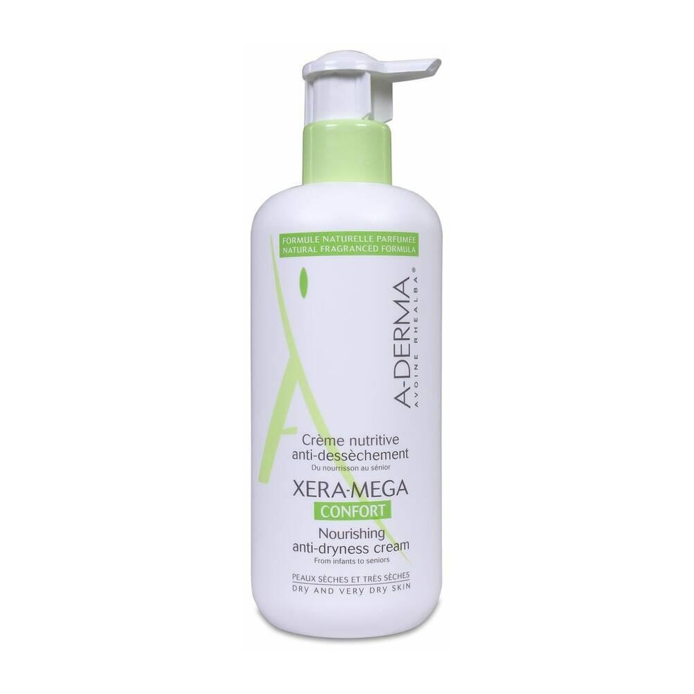 A-Derma Xera-Mega Crema Nutritiva Antisequedad, 400 Ml