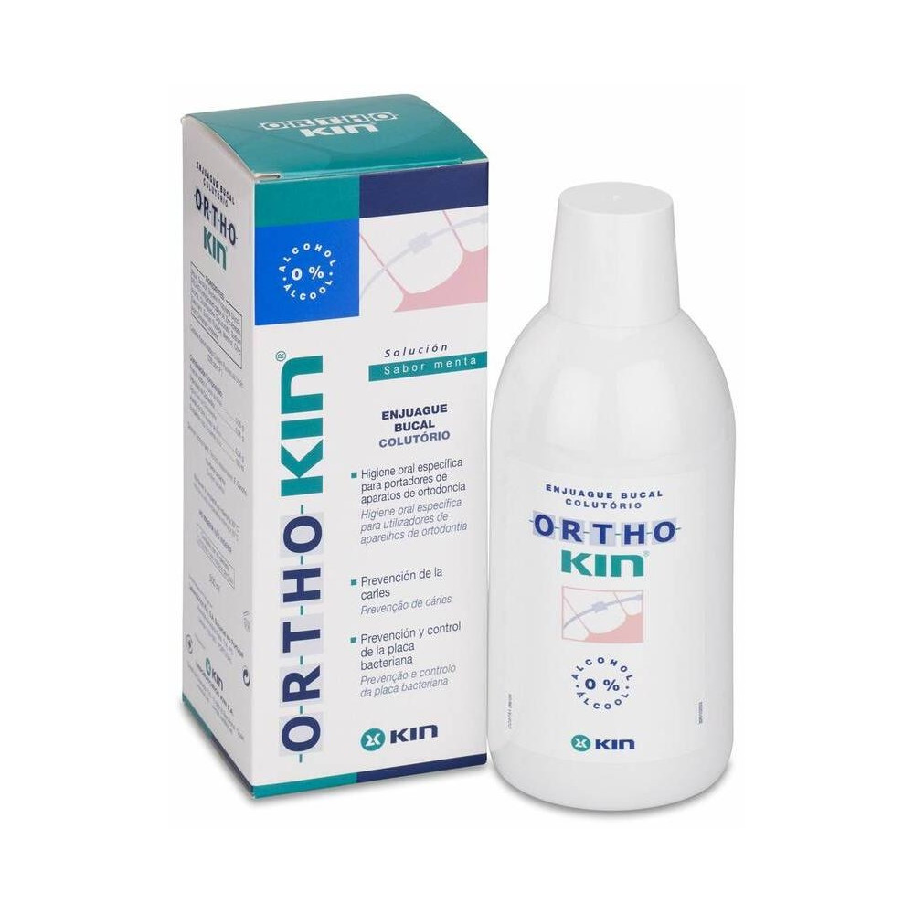 Orthokin Enjuague Bucal Menta, 500 Ml