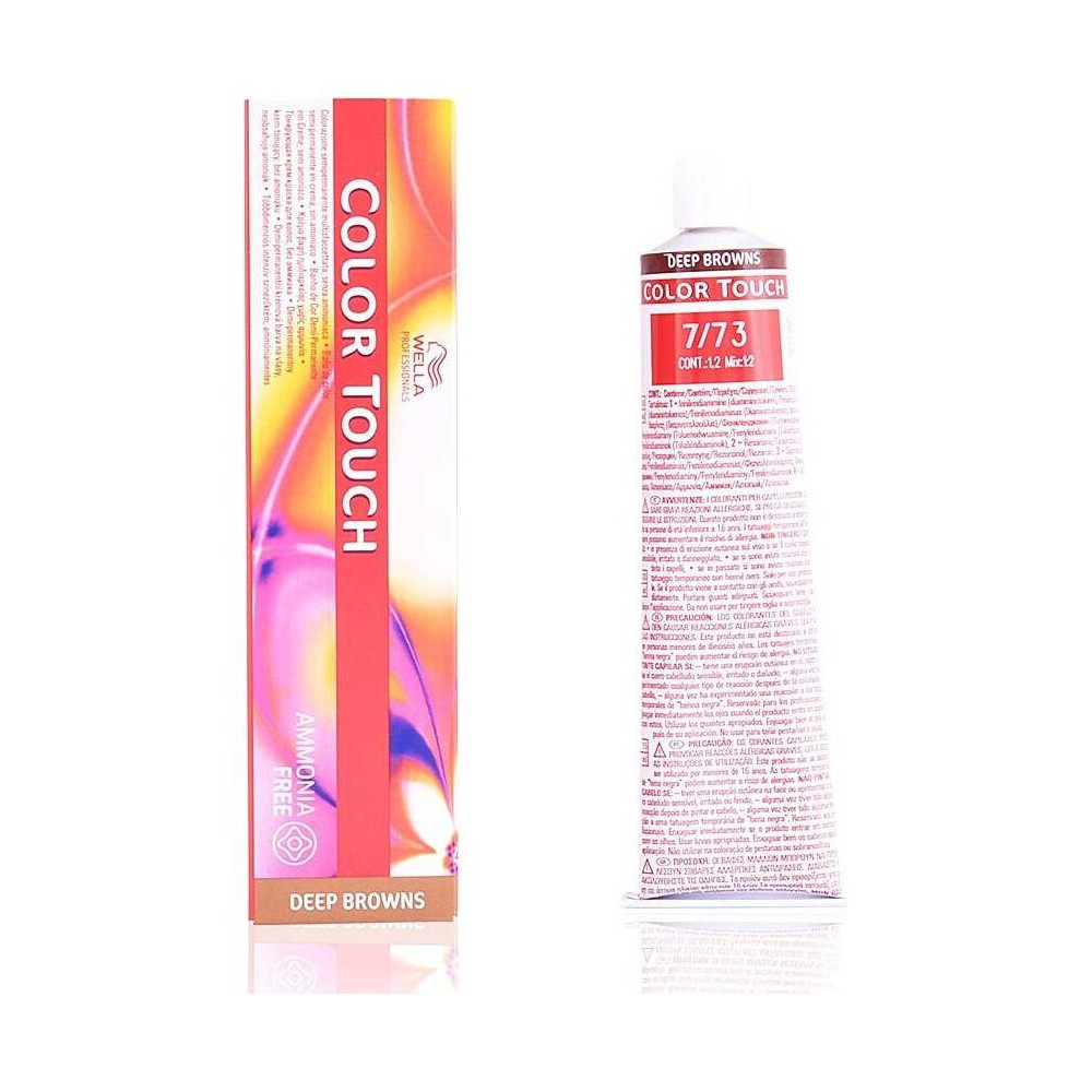Wella Toque De Color Profundo Libre De Amoniaco N7-73 60Ml
