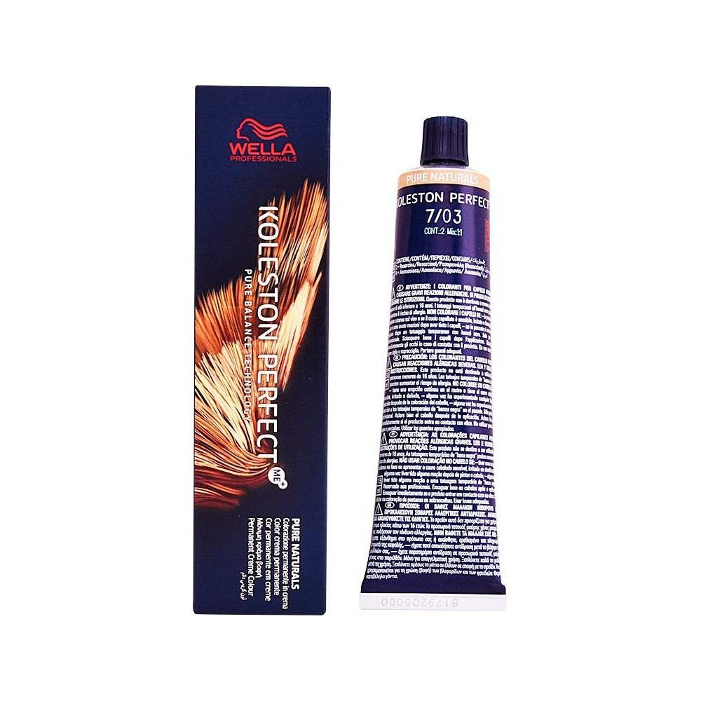 Wella Koleston Perfect Tinte De Cabello Pure Naturals 7-03 60Ml