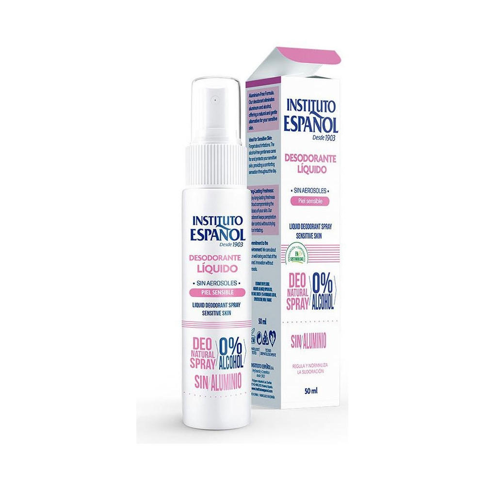 Piel Sensible Desodorante Líquido Spray 50 Ml