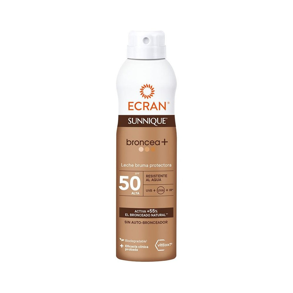 Ecran Sunnique Broncea+ Bruma Protect Spf50 250 Ml