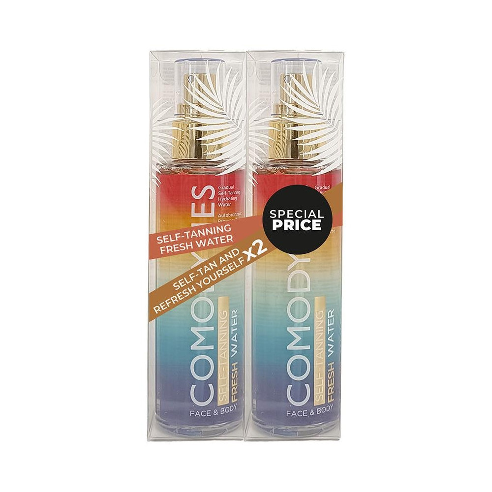 Comodynes Duplo Self Tanning Fresh Water Autobronceador Refrescante E Hidratante 2 X 100 Ml