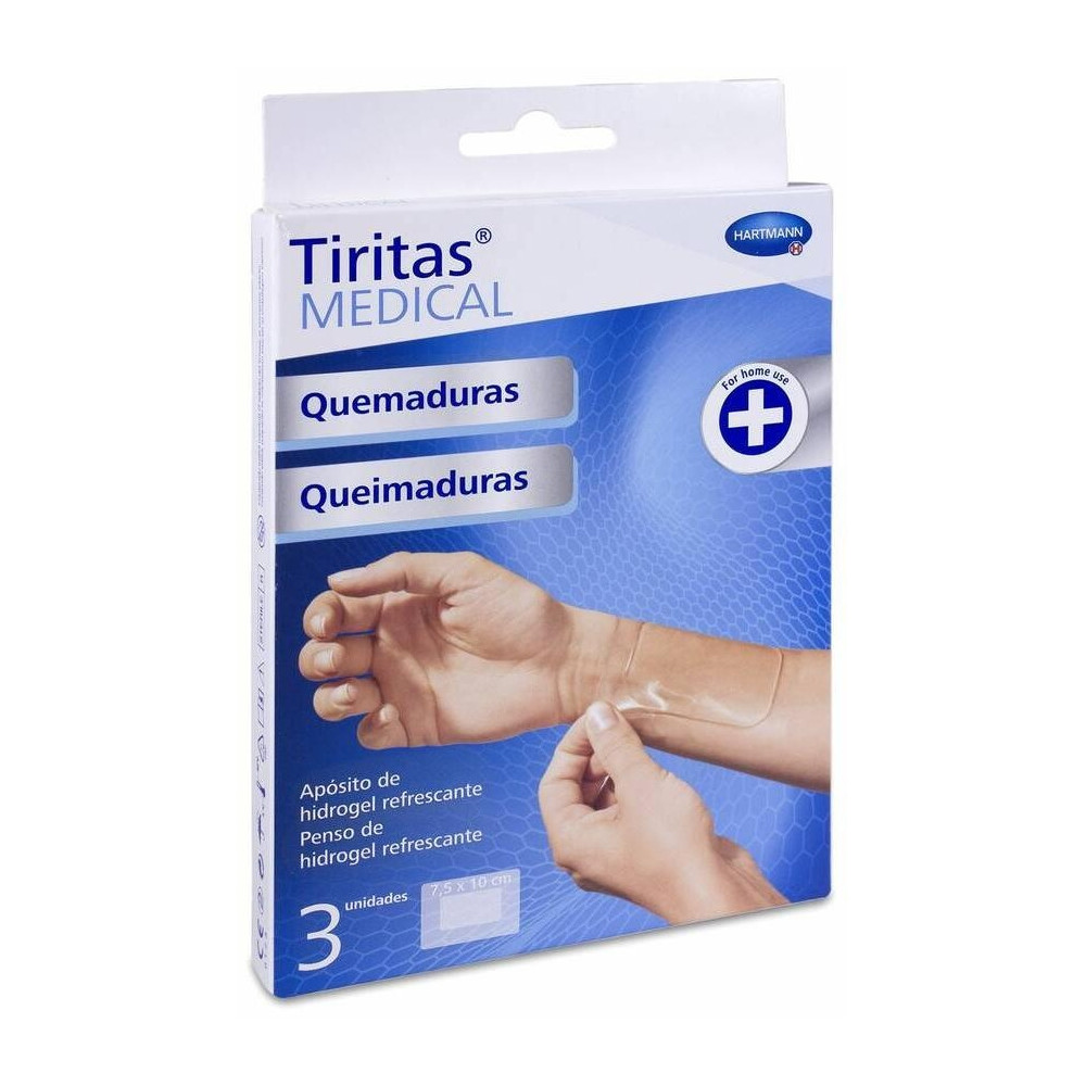 Hartmann Tiritas Medical Quemaduras 7,5X10Cm 3U