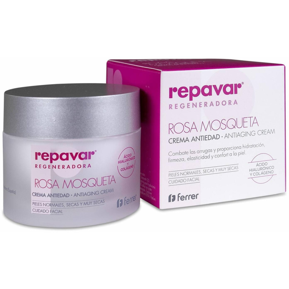 Repavar Crema Regeneradora Antiedad, 50 Ml