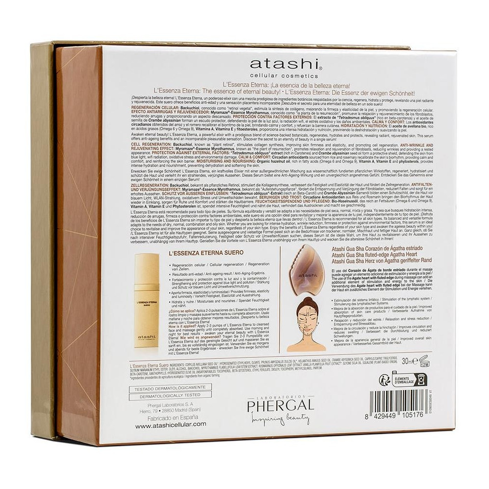 Atashi L'Essenza Eterna Cofre Antiedad Sérum + Gua Sha