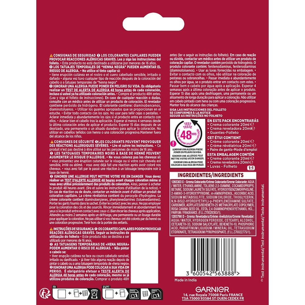 Color Sensation Champú 3.0-Dark Brown 1 U