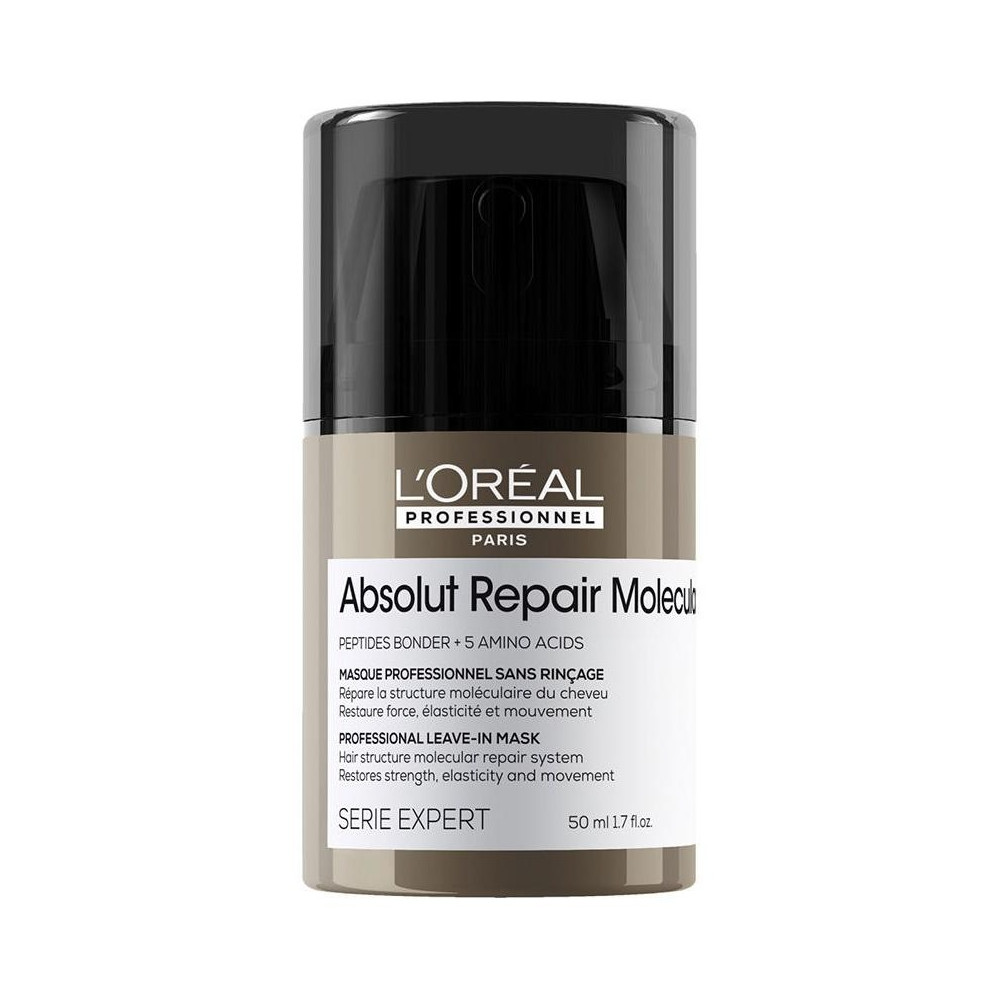 Absolut Repair Molecular Mascarilla Profesional Reparadora Sin Aclarado Para Cabello Dañado 50 Ml