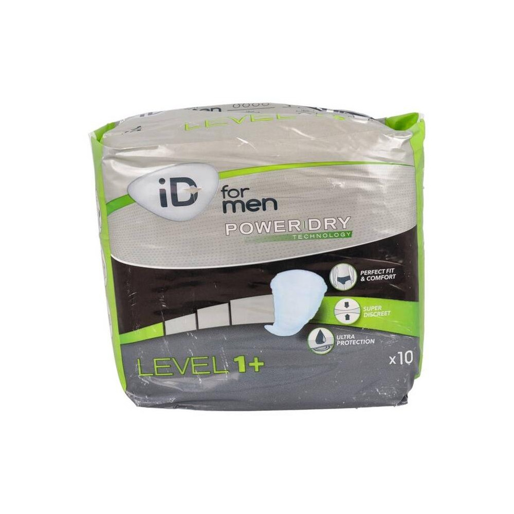 Id Expert Men Level 1 Plus Protector Incontinencia, 10 Unidades