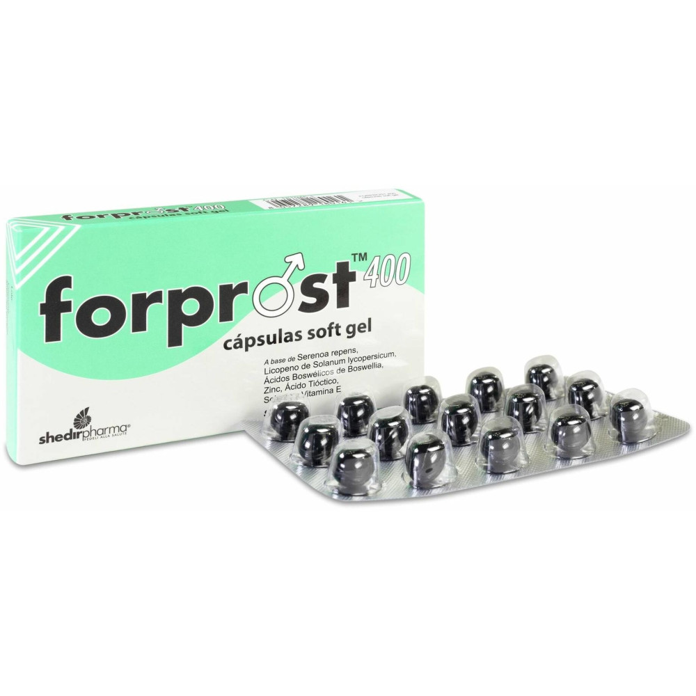 Shedir Forprost 400 Suplemento Para La Próstata En Cápsulas Blandas